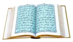 Holy Quran Pak Black & Sky Blue 11 Line (Without Translation) - Image 2